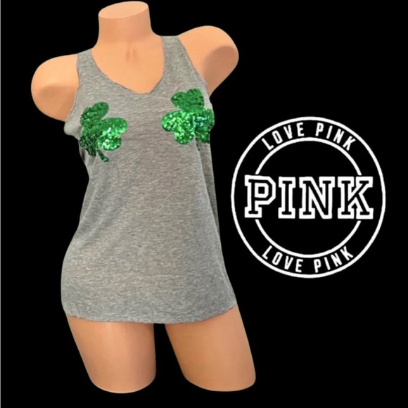 NEW✨Victoria's Secret PINK Lucky Bling Tank - Picture 9 of 9